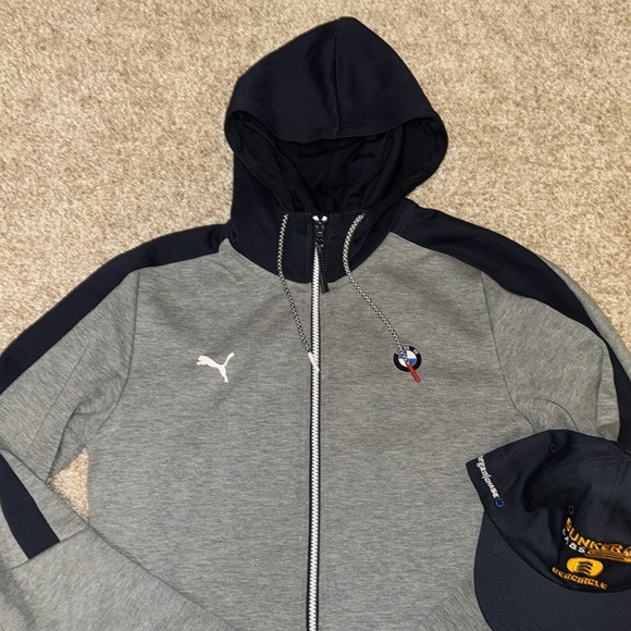 Puma BMW Men’s Hoodie + Free gift (USED) - Picture 2 of 7